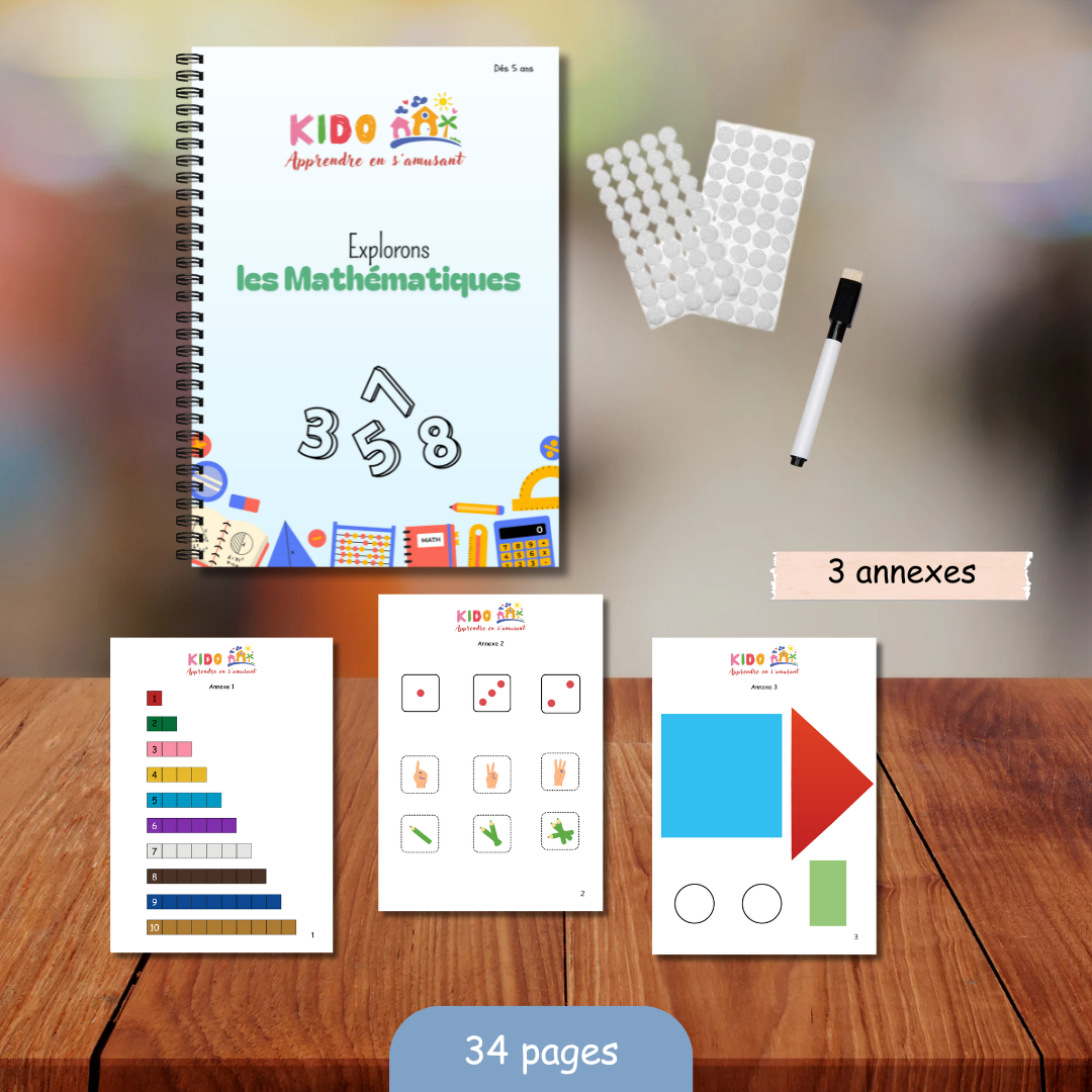 Mon livret d'activité sur le thème : Explorons LES MATHEMATÉIQURS