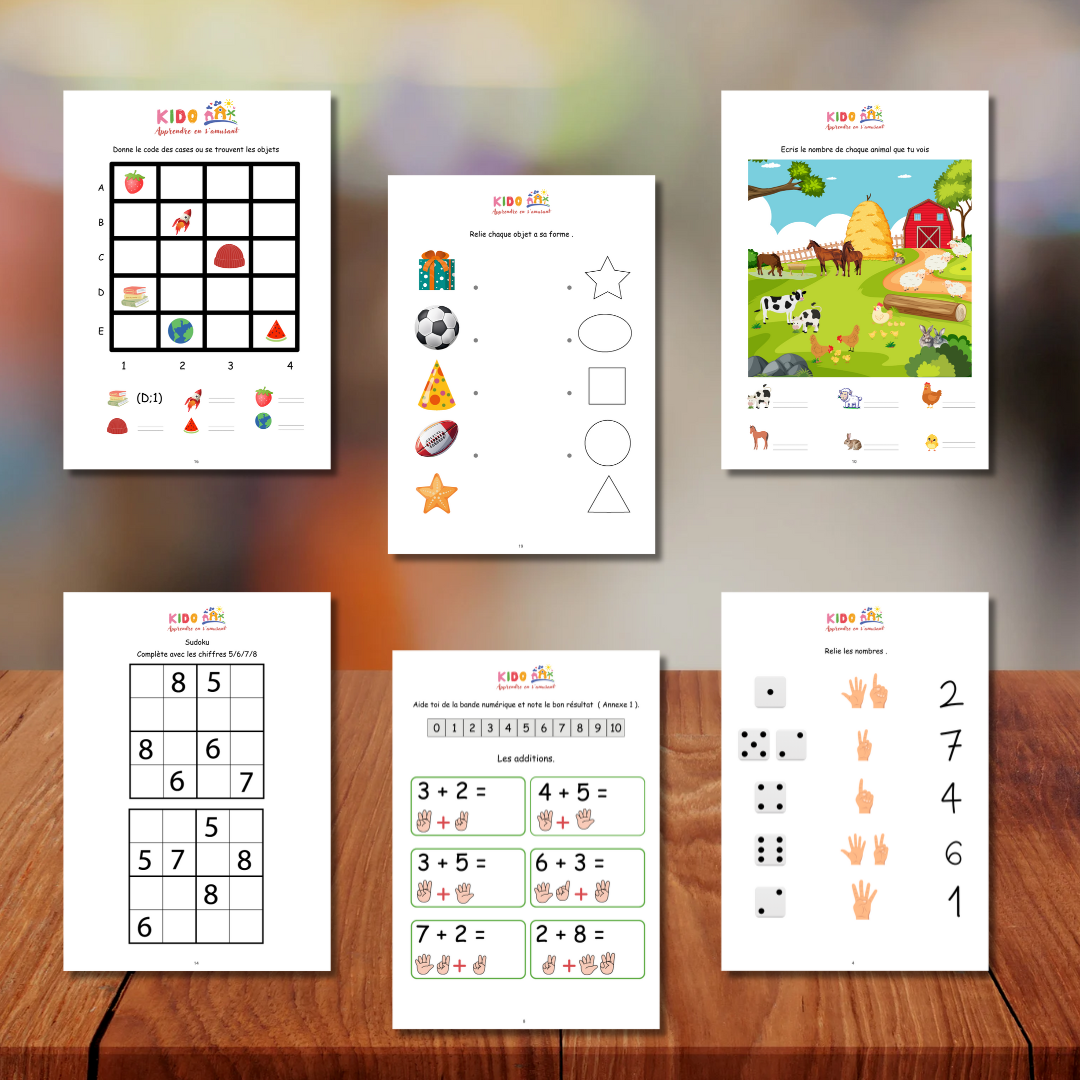 Mon livret d'activité sur le thème : Explorons LES MATHEMATÉIQURS